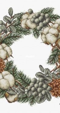 Cotton Wreath by Vik Dollin