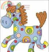 Color horses