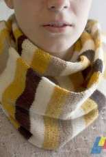 Striped Cowl by Matilde Skår - English, Norwegian - Free