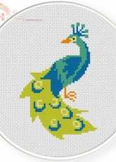 Daily Cross Stitch - Peacok