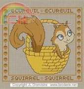 Broderie.net - Grandsire Jean-Louis - Ecureuil - Free