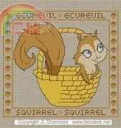 Broderie.net - Grandsire Jean-Louis - Ecureuil - Free