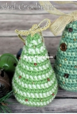 Left Handed Crocheter - Jennifer Adams - Christmas Tree Ornament - Free