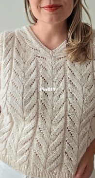 Ebba Vest by Sari Nordlund - LunaKnit