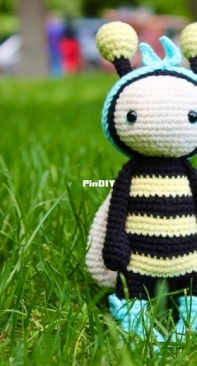 Crochet by Belousova - Happy Loops - Irina Belousova - Bee - Russian
