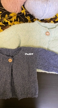 Sweetpea Baby Sweater by Sarah Parker-Free