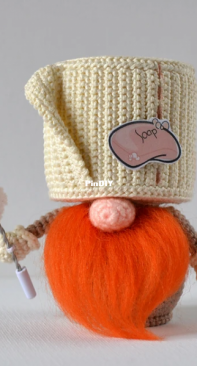 Amigurumi Toy Pattern - Irina Markova - Toilet Paper Gnome