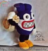 JC Design - Damn it Janet lets crochet - Janet Carrillo - Nabbit from New Super Mario Bros. U