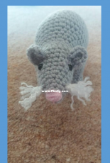 Laura Pixie Patch - Laura Gillard - Rat crochet pattern - Free
