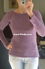 Purple Sweater by Jenifer Stark-Free