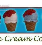 Delicious Crochet - Paola Navarro -  Ice Cream Cone