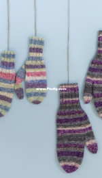 Lincraft - P081 Classic Two Needle Mittens - Free