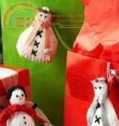 Lily Sugar n Cream - Snowman Ornaments-knit
