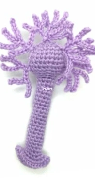 The Purple Lilac - thepurplelilac - Neurological Foundation - Crochet a Neuron - Free