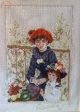 Lanarte: Woman with daughter by Renoir