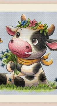 My Lovely Embroidery - Cow by Natalia Batrak XSD