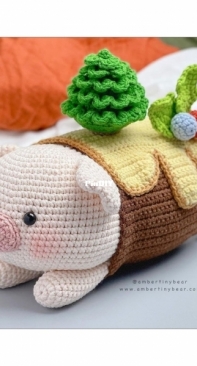 Amber Tiny Bear - Dinh Vu - Yule Log Pig