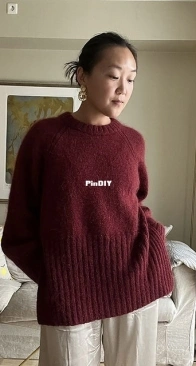Eun Sweater Light by Ane Fiskum Sunde - Russian translated