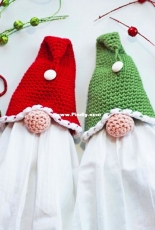 Nanas Crafty Home - Tonya Bush - Gnome Towel Topper - Free