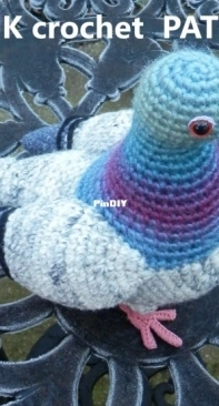 Aiy See Art - Anita Parsons - Pigeon - English UK - French - Dutch