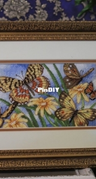 Dimensions 65055 Butterfly Vignette