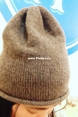 Slouchy Cashmere Toque by Handknit Yarn Studio-Free
