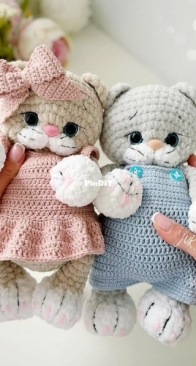 Juk Toys - Juliya Juk - Юлия Жук - Kittens - Котята - Russian