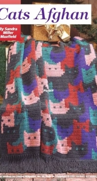 Hooked on Crochet Magazine - Cats Afghan - Sandra Miller Maxfield - Free