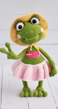 Toys by Ustyushka - Maria Ustyushkina - Frog Francis - Russian