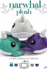 Sew Desu Ne? - Choly Knight - Narwhal Plush - Free