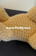 yellow crochet baby