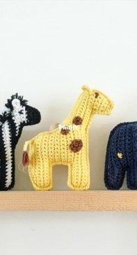 Studio Madelaine - Esther Graafland - Combi Package Zebra, Elephant, Giraffe  - English and Dutch