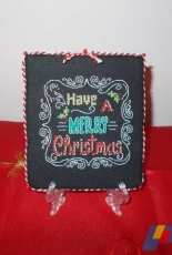 Dimensions chalckboard ornaments