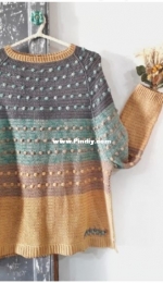 Medio punto Handmade - Cecilia Schmidt - Sweater Lola - Spanish