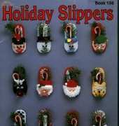 Kappie Originals-Book156-24 Holiday Slippers (plastic canvas ornaments) 1991