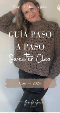 Flor del Alma Tejidos - María Laura Pol - Sweater Cleo - Spanish