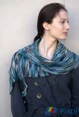 Plymouth Yarn-F774 Asymmetrical Shawl by Vanessa Ewing-Free