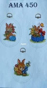 Atelje Margaretha AMA 450 Easter rabbits XSD