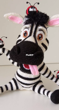amigurumirovenki - Maria Pirova - Мария Пирова - Zebra Kanny - Зебра Кенни - Russian