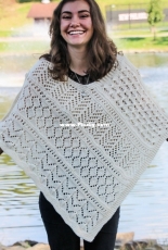 Lace Sampler Poncho by Sherrie Kibler