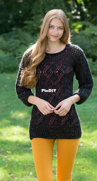 Date-Night Knit Tunic by Cathy Payson - Yarnspirations - Free