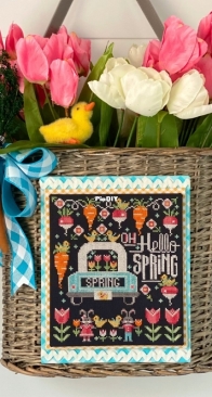 Stitching with the Housewives - Back up the Truck - Oh Hello Spring