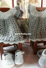 Dress newborn Angel Wings Pinafore