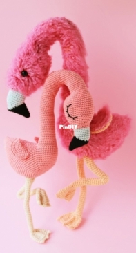 Curious Amigurumi Patterns - Irene Strange - Chloe the Flamingo
