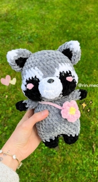 RIN Crochet - rin.meow21 - Linh Dang - Choco the Raccoon