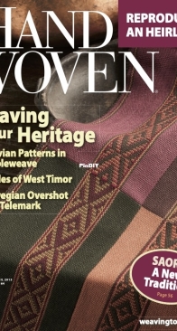 Handwoven - Issue 164 - March/April 2013