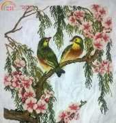Bird and flower