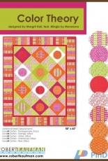 Color Theory Quilt  by Margrit Hall for Robert Kaufman Fabrics-Free