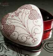Ajisai Press-Free Heart Shaped Blackwork Box