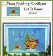 Plum Pudding Needleart Cart 121 - Let it snow